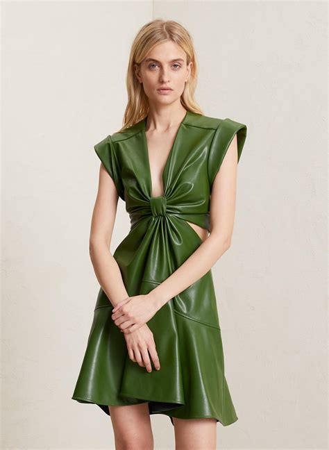 Discover Alc's Sustainable Vegan Leather Dress for Any Occasion